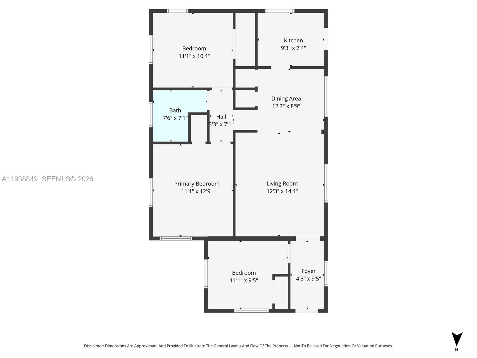 1244 Northwest 45th Street Miami, FL 33142 - Photo 23 of 23 a picture of a floor plan