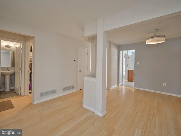 wooden floor in an empty room