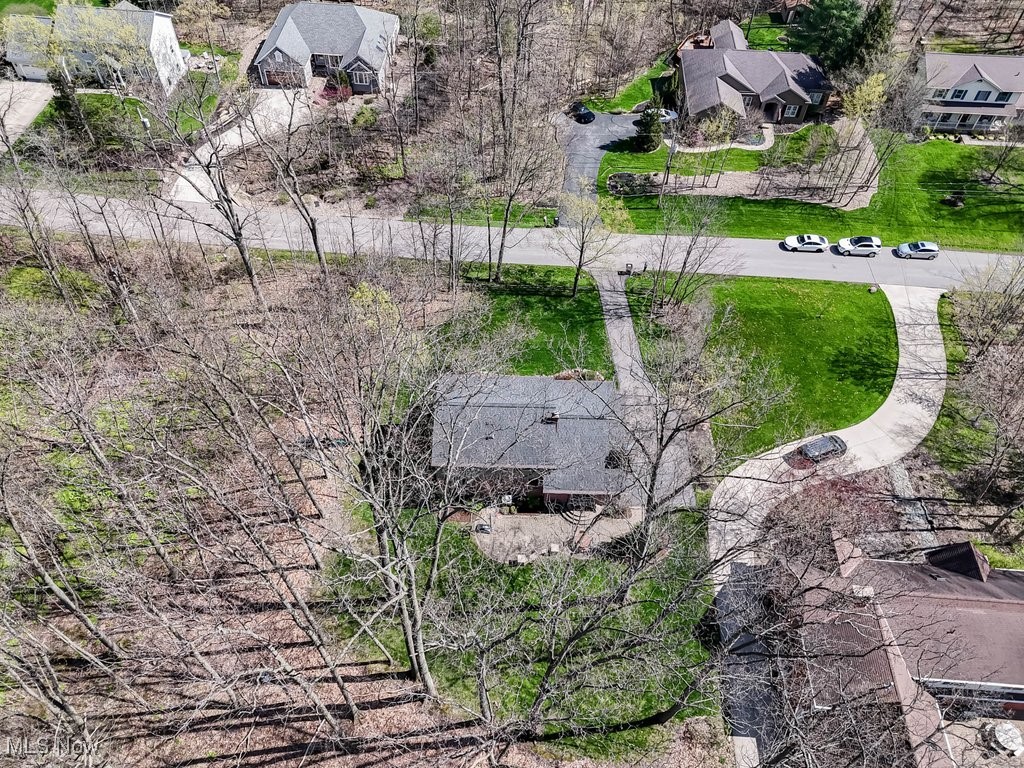 400 Eldridge Road Aurora, OH 44202 - Photo 37 of 42 Bird's eye view with a residential view
