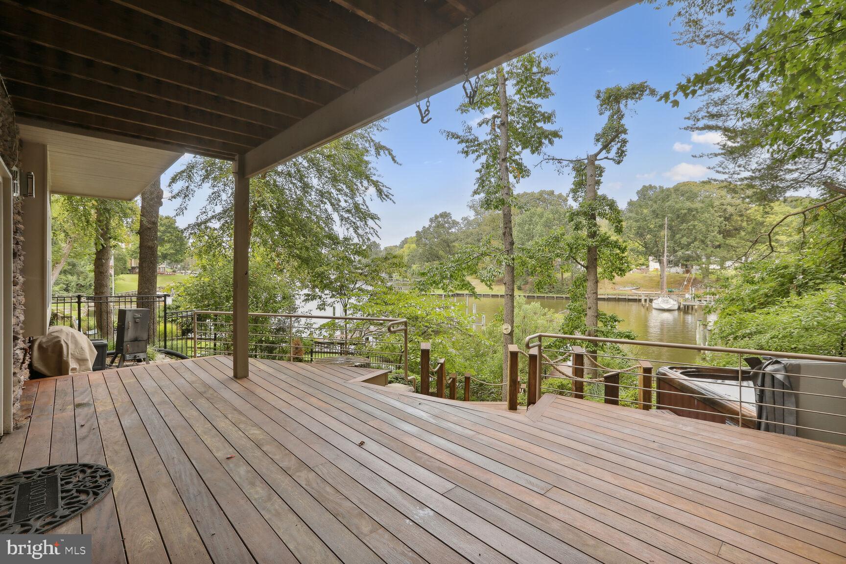1316 Edna Road Pasadena, MD 21122 - Photo 32 of 47 Lower Level Deck
