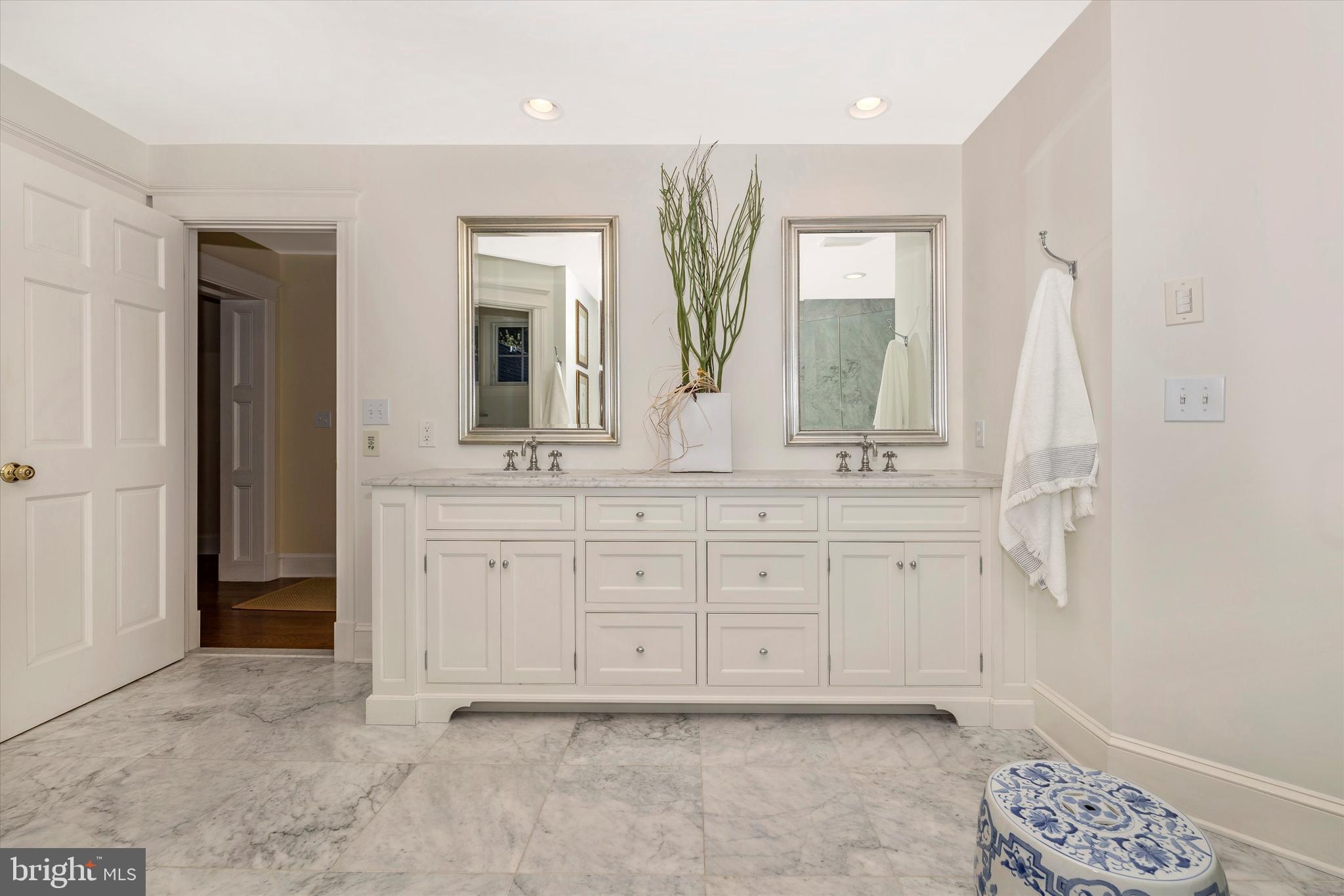 4127 Valley View Road Middletown, MD 21769 - Photo 16 of 51 Primary Bath Marble Counters, Marble Heated Floors