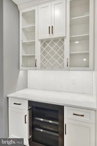 a close view of closet