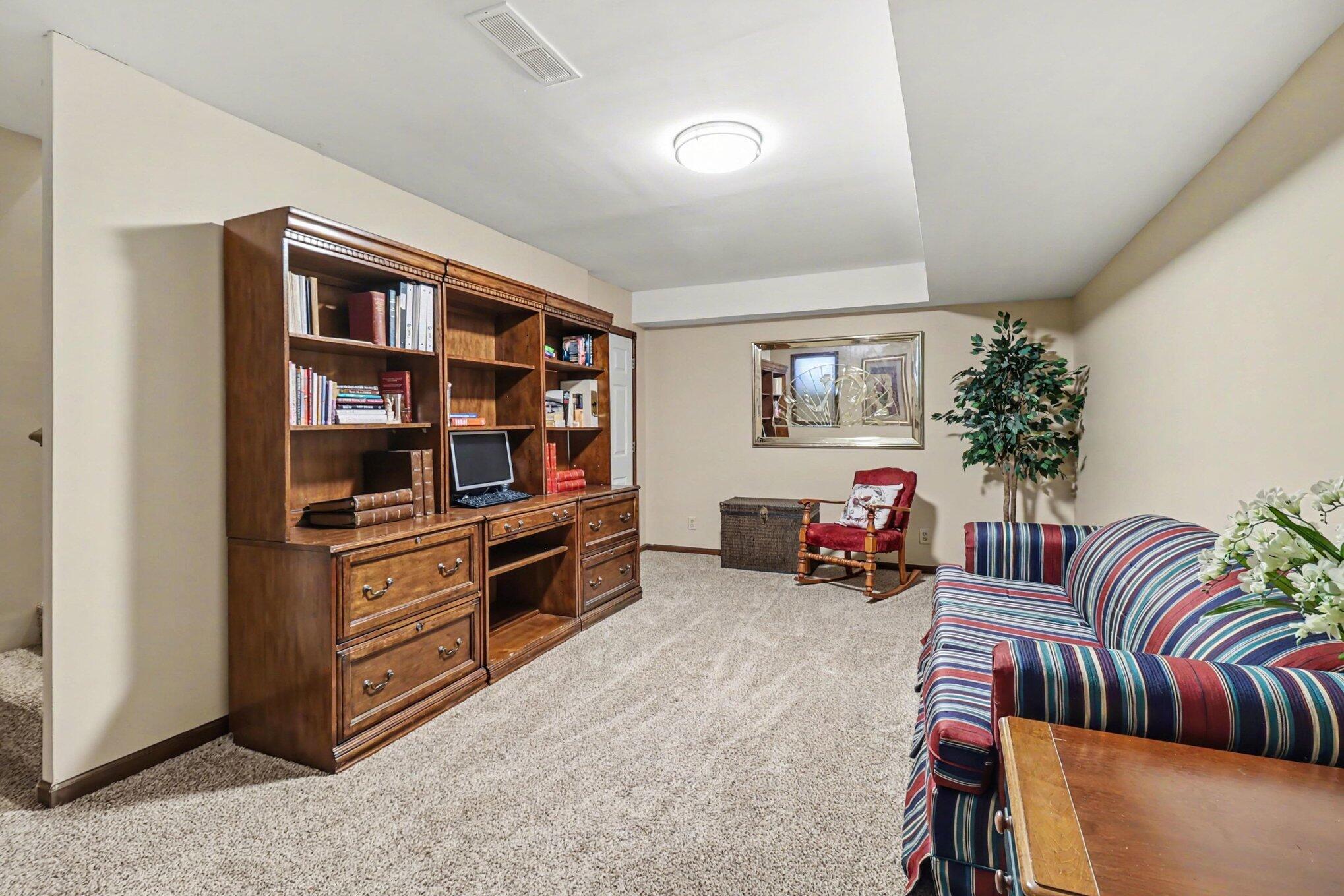 9629 North Kings Point Irons, MI 49644 - Photo 19 of 39 Basement Office/ Bunkroom