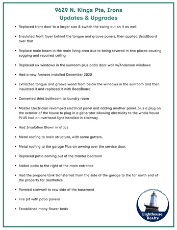 $435,000 | 9629 North Kings Point, Irons, MI 49644