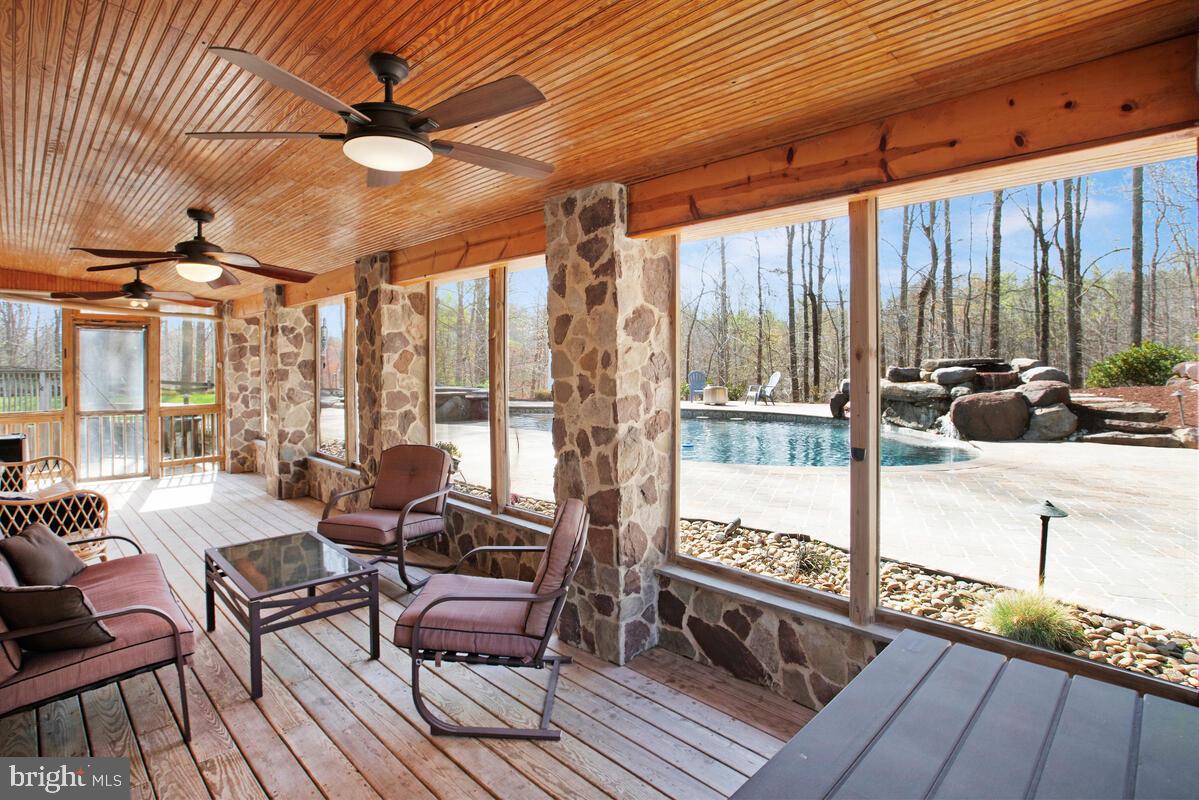 3421 Swallowtail Court Edgewater, MD 21037 - Photo 25 of 79 Screened-in Porch overlooking the pool/spa