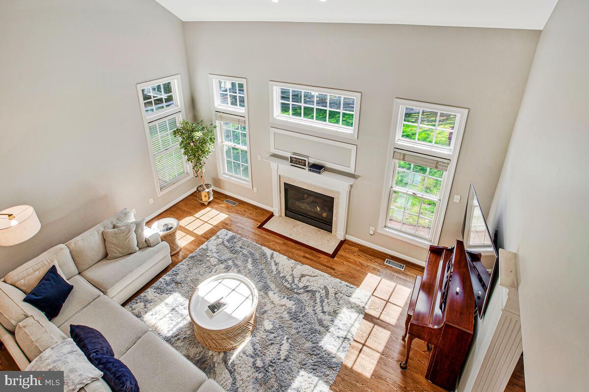 3421 Swallowtail Court Edgewater, MD 21037 - Photo 32 of 79 Overlooking the living room with cathedral ceiling