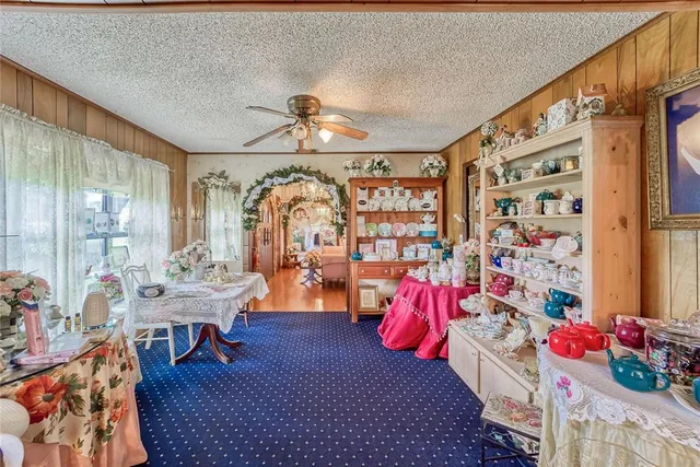 a view of a livingroom with furniture and toys