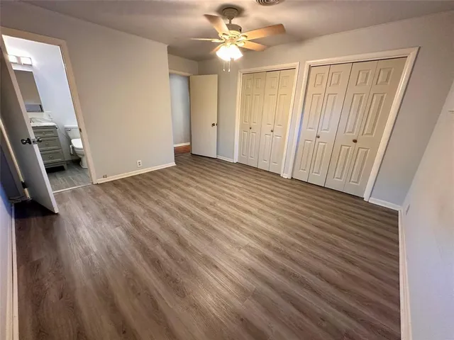 a view of a livingroom with a hardwood floor