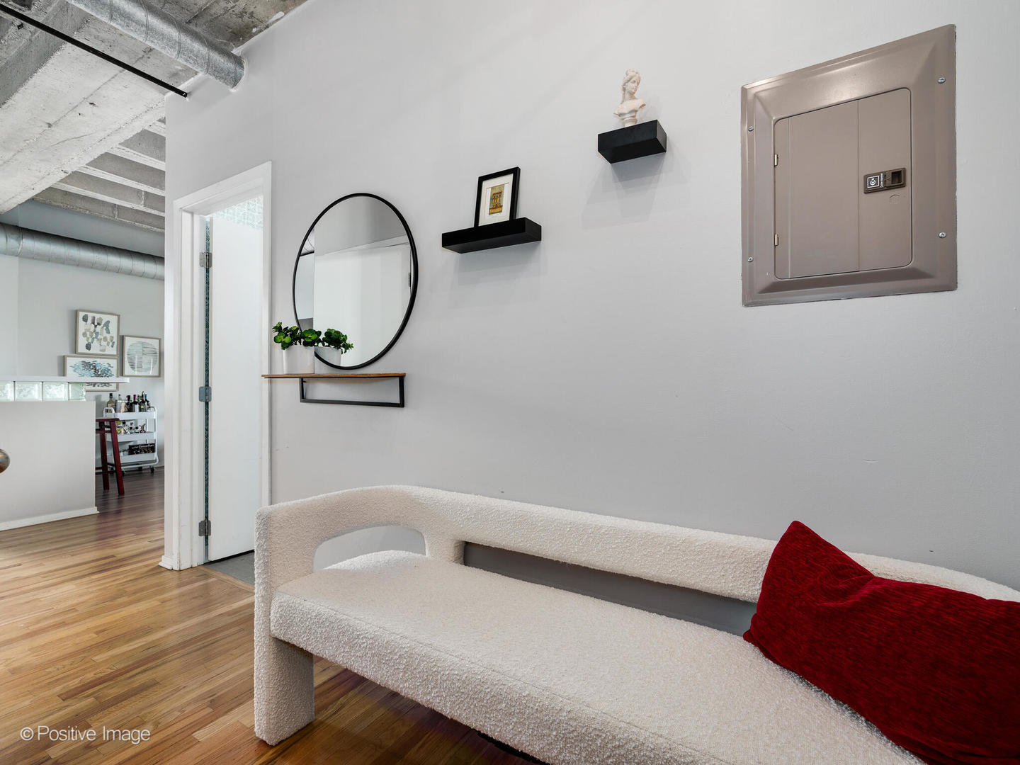 811 South Lytle Street, Unit 303 Chicago, IL 60607 - Photo 2 of 17 a bathroom with a toilet and a mirror