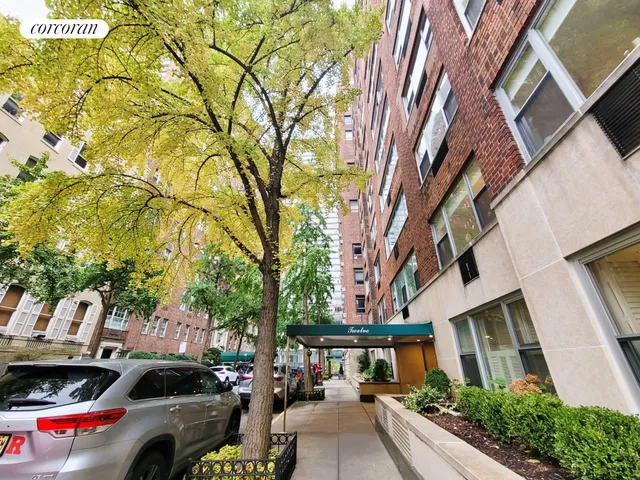 a car parked on the side of a street