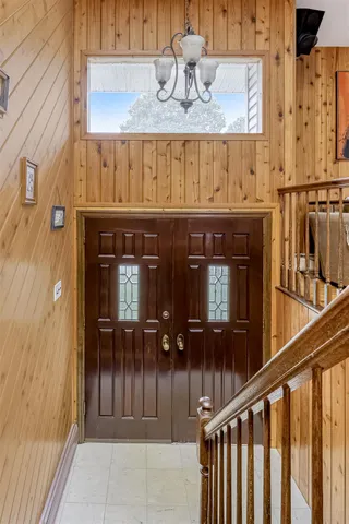 a view of a entryway front of house