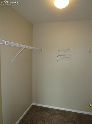 7334 Pearly Health Road Colorado Springs, CO 80908 - Photo 27 of 35 walk in closet in master bedroom