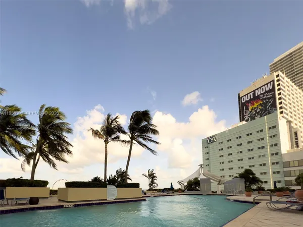 a view of building with outdoor space