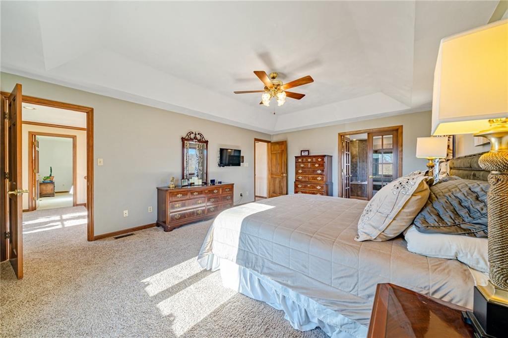 5600 Field Stream Drive Export, PA 15632 - Photo 29 of 43 a bedroom with a bed and a large window with the outer view