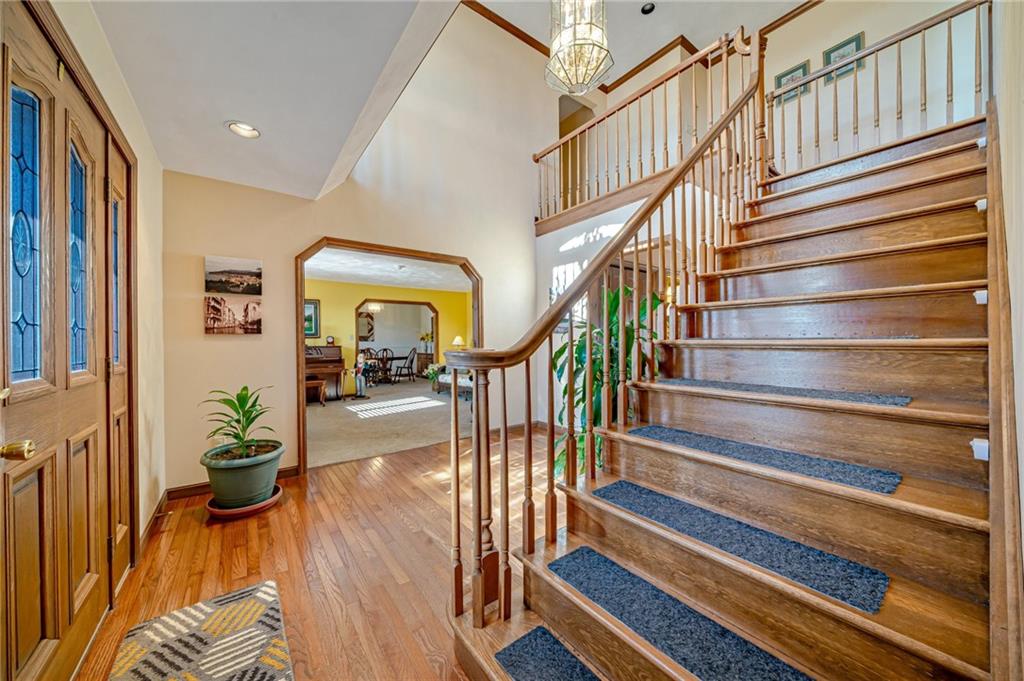 5600 Field Stream Drive Export, PA 15632 - Photo 6 of 43 a view of entryway and hall with wooden floor