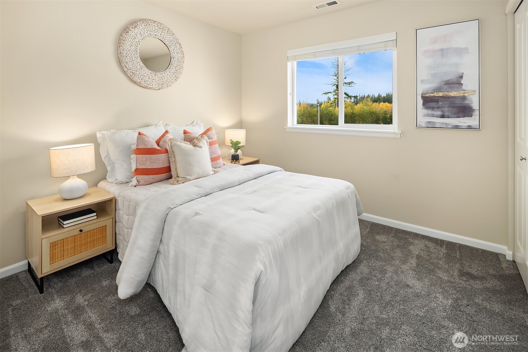 18214 41st Avenue Southeast Bothell, WA 98012 - Photo 25 of 40 a bedroom with bed and a painting