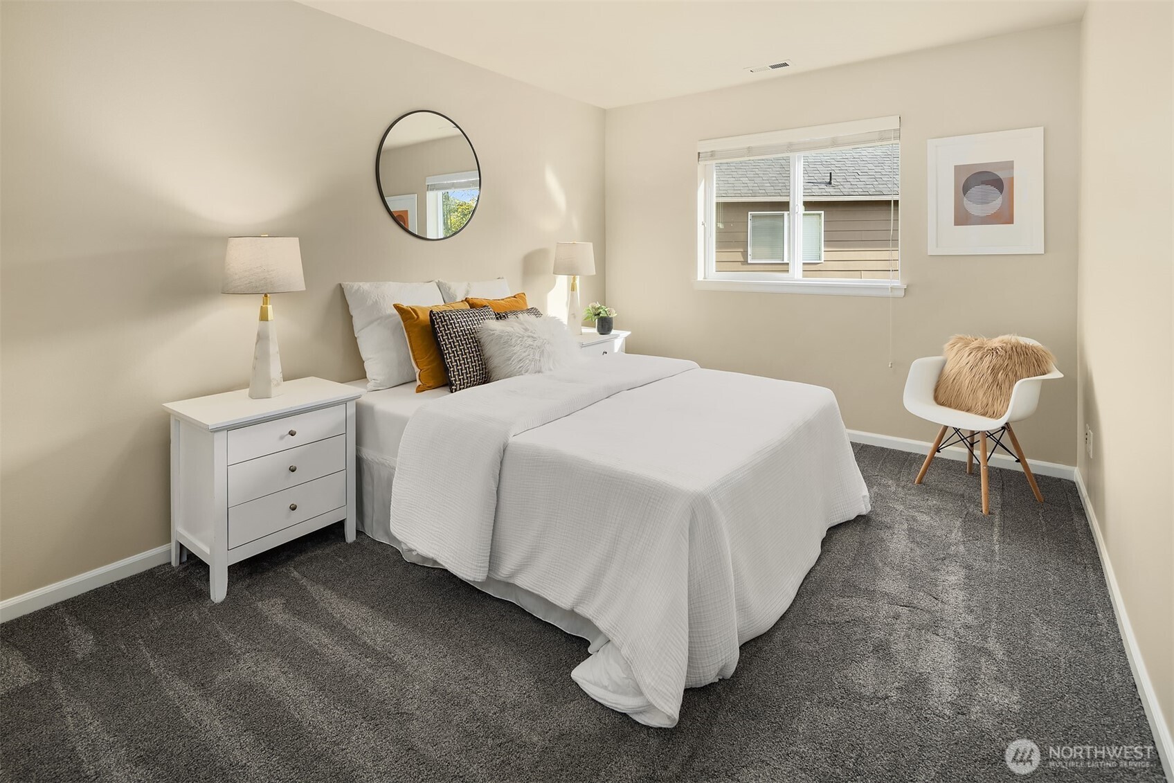 18214 41st Avenue Southeast Bothell, WA 98012 - Photo 28 of 40 a bed room with a bed and a chair