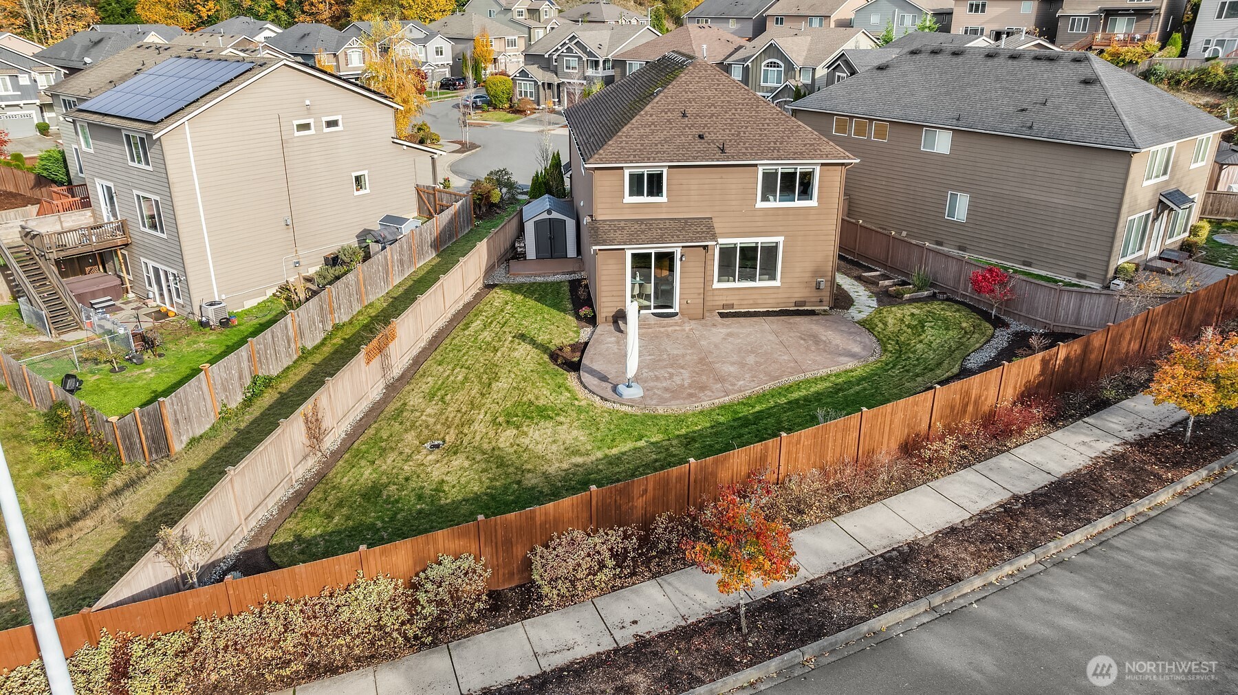 18214 41st Avenue Southeast Bothell, WA 98012 - Photo 36 of 40 a front view of a house with a yard