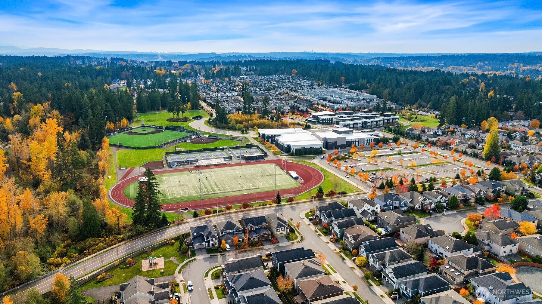 18214 41st Avenue Southeast Bothell, WA 98012 - Photo 38 of 40 an aerial view of a city