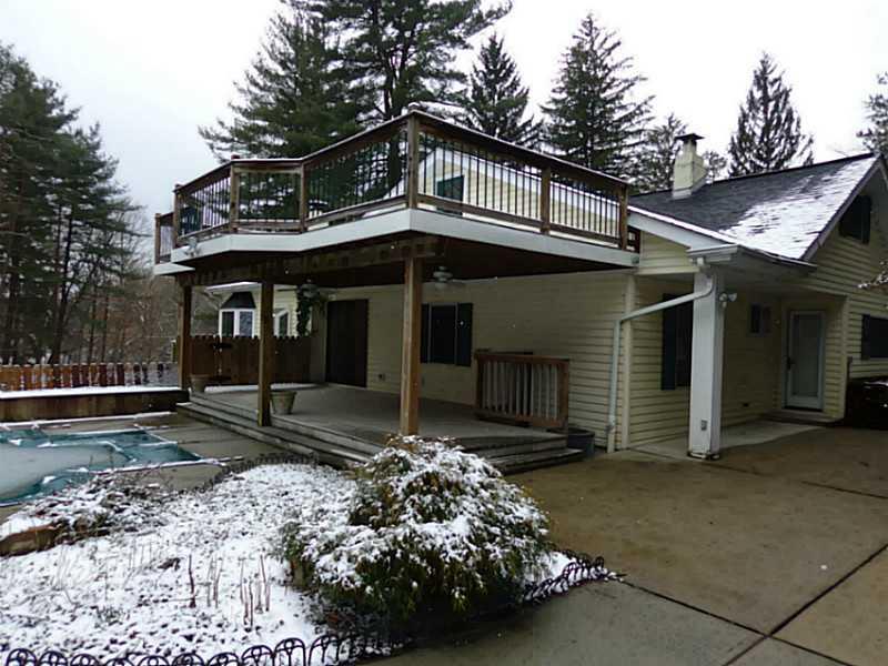 150 Donaldson Road Gibsonia, PA 15044 - Photo 24 of 25 Patio/Deck. outdoor patio with fans and new upper deck