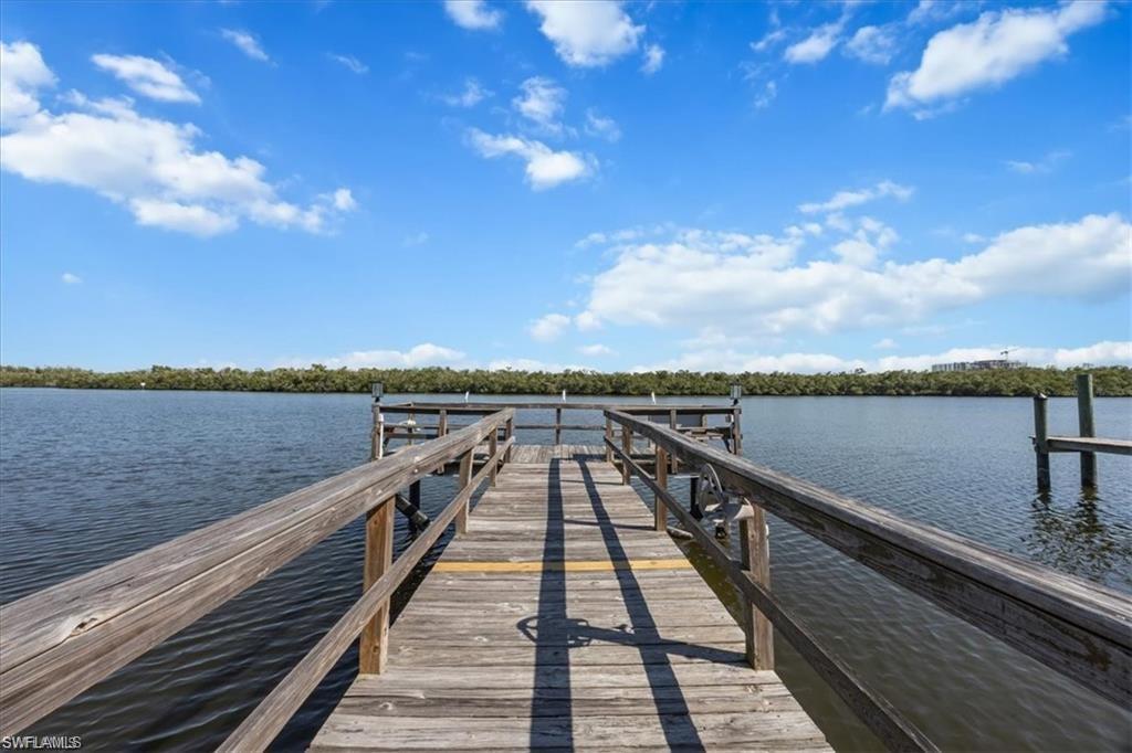 309 Goodlette-Frank Road, Unit A406 Naples, FL 34102 - Photo 19 of 20 a view of wooden floor with a lake