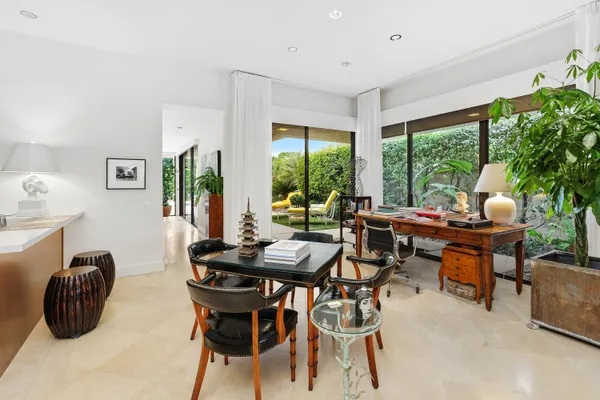 a room with furniture and window