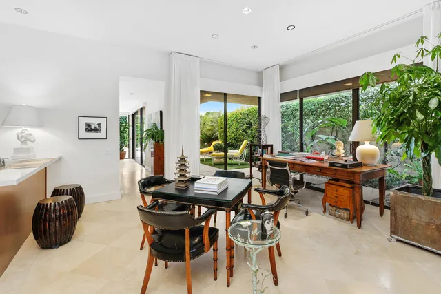 a room with furniture and window