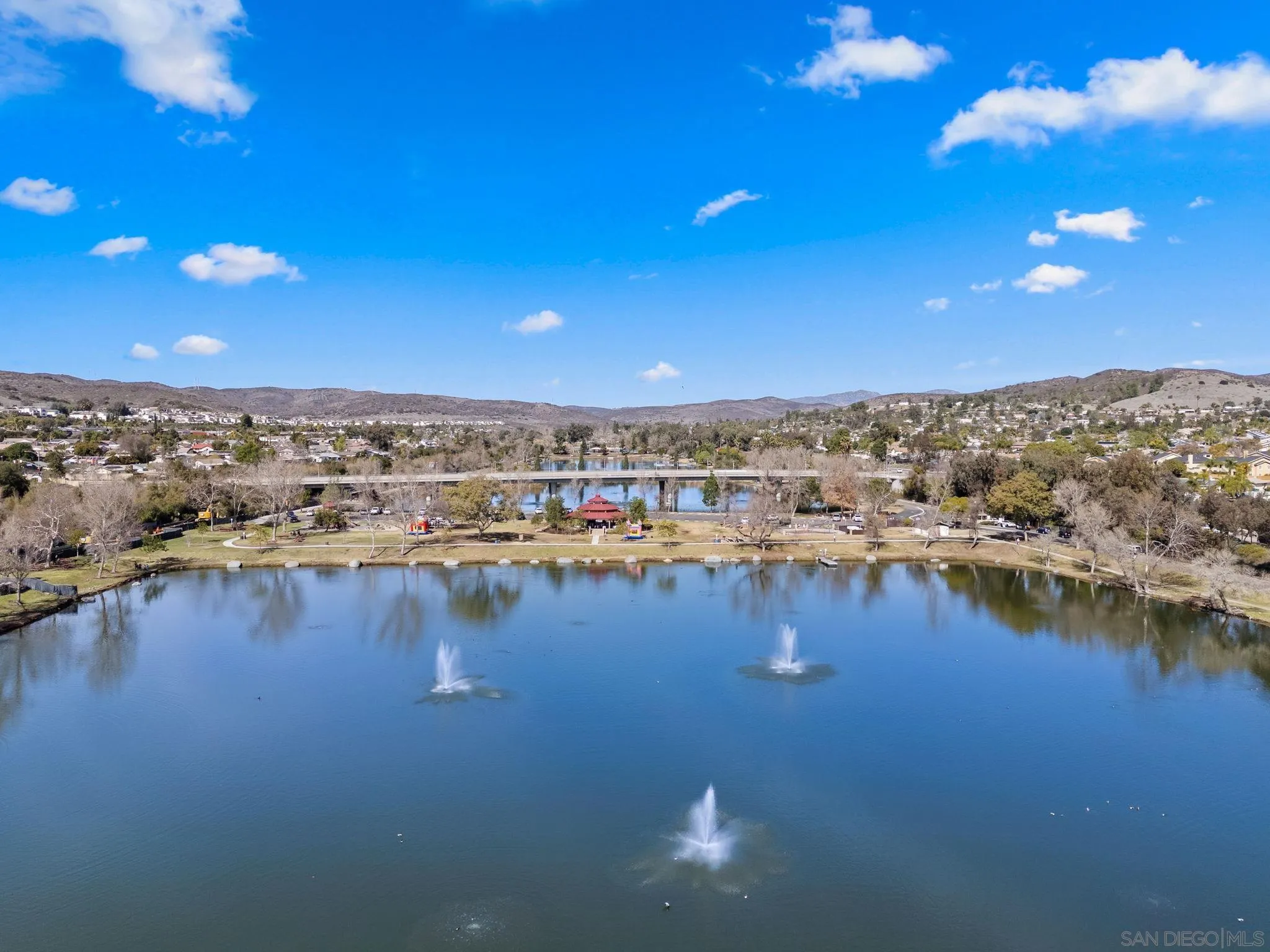 8749 Scrub Oak Street Santee, CA 92071 - Photo 30 of 43 a view of a city with lake