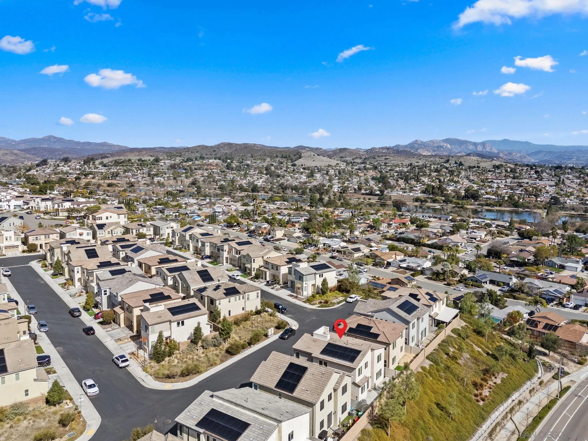 8749 Scrub Oak Street Santee, CA 92071 - Photo 33 of 43 an aerial view of multiple house