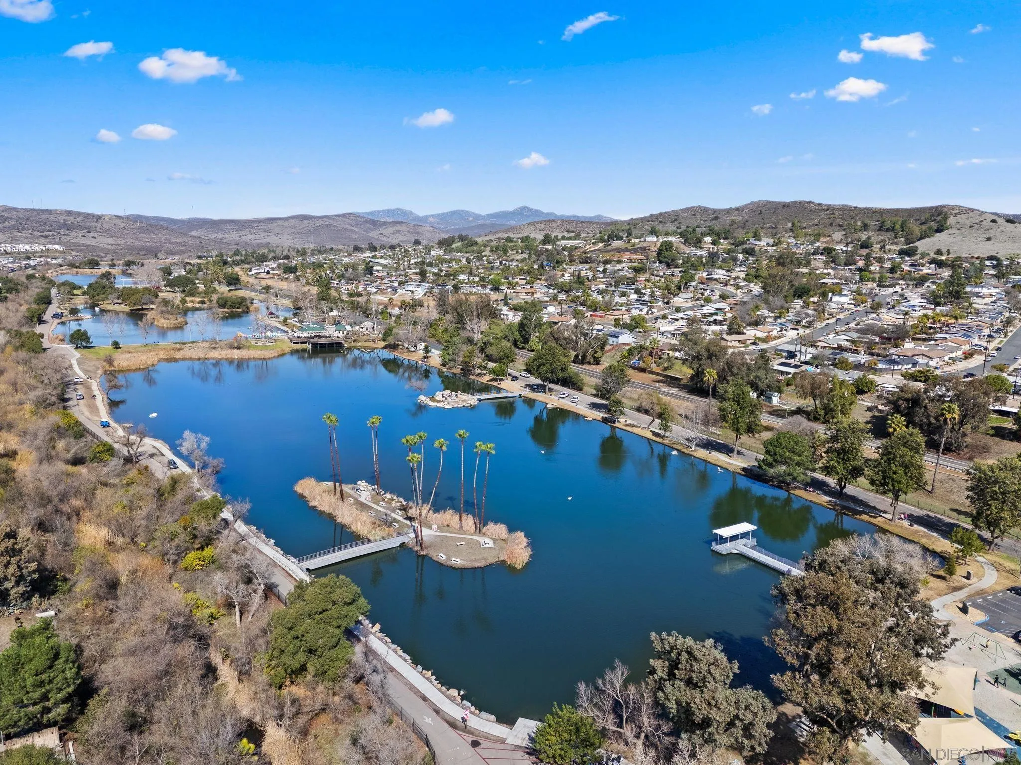 8749 Scrub Oak Street Santee, CA 92071 - Photo 43 of 43 an aerial view of residential houses with outdoor space
