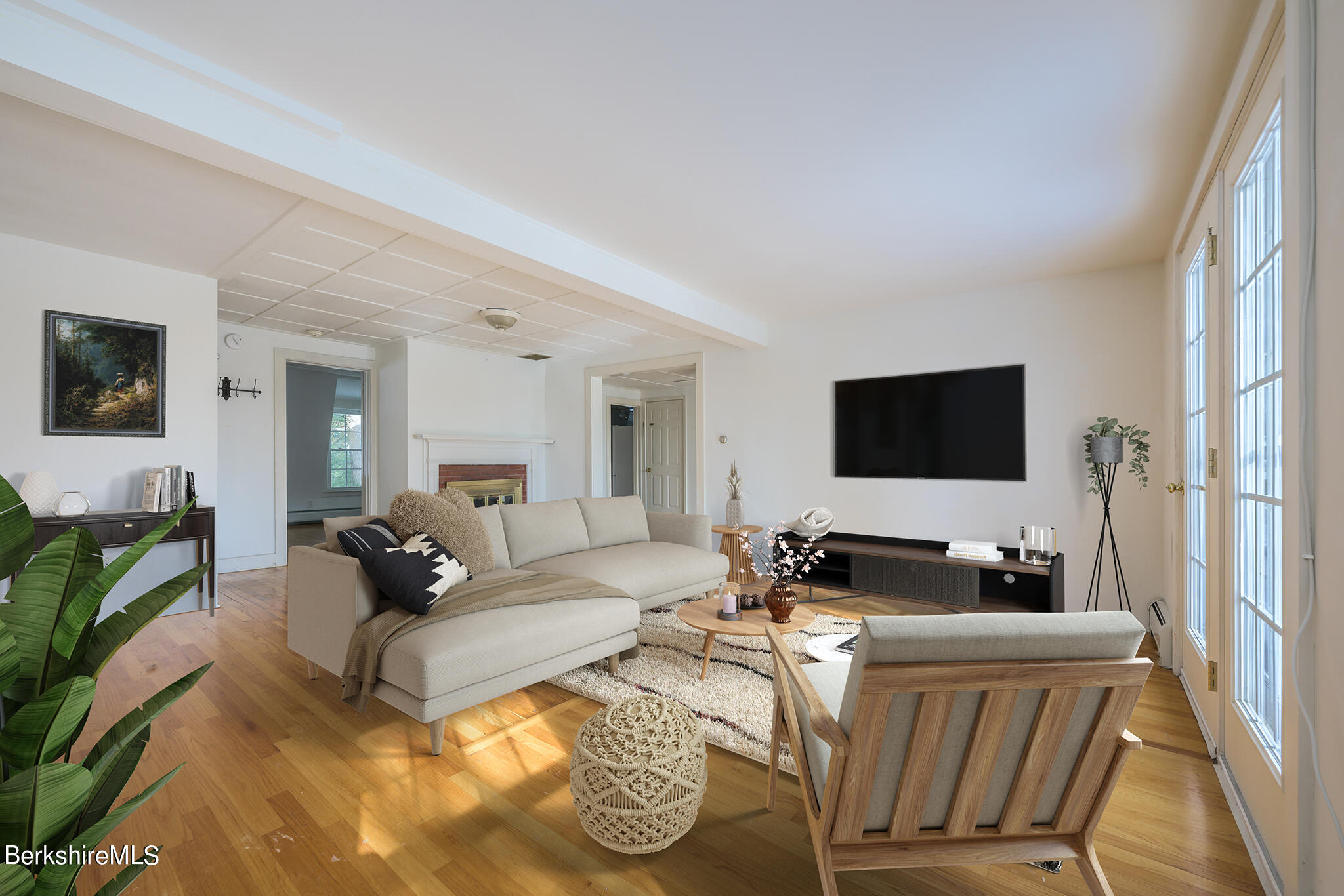 26 Old Stockbridge Road, Unit 4 Lenox, MA 01240 - Photo 5 of 26 Virtually staged living room
