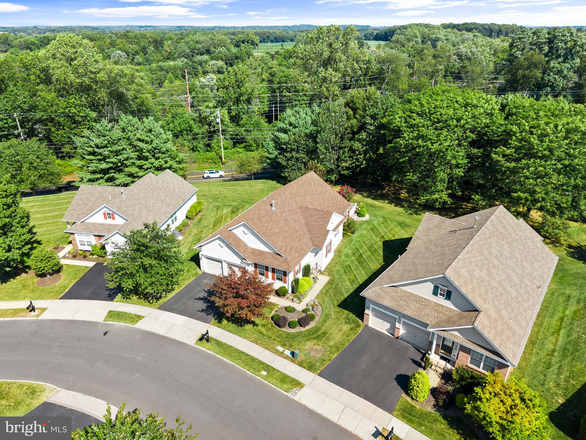 24 Tupelo Lane Langhorne, PA 19047 - Photo 35 of 37 an aerial view of a house with a yard