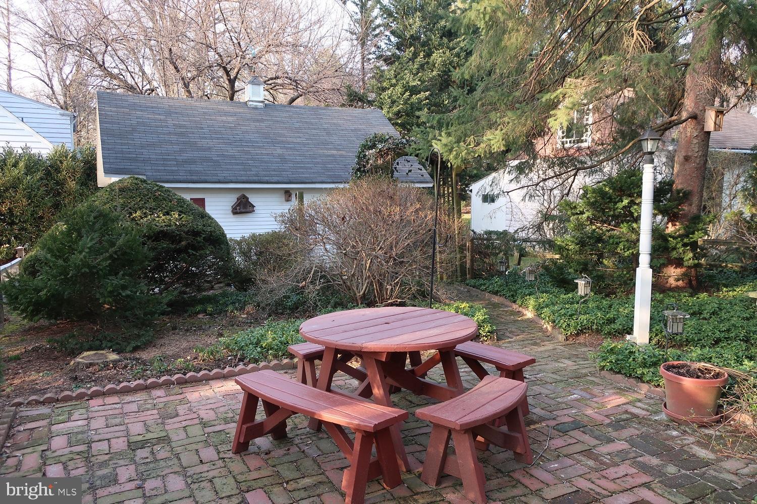 35 West 4th Avenue Lititz, PA 17543 - Photo 40 of 55 a view of a table and chairs in backyard