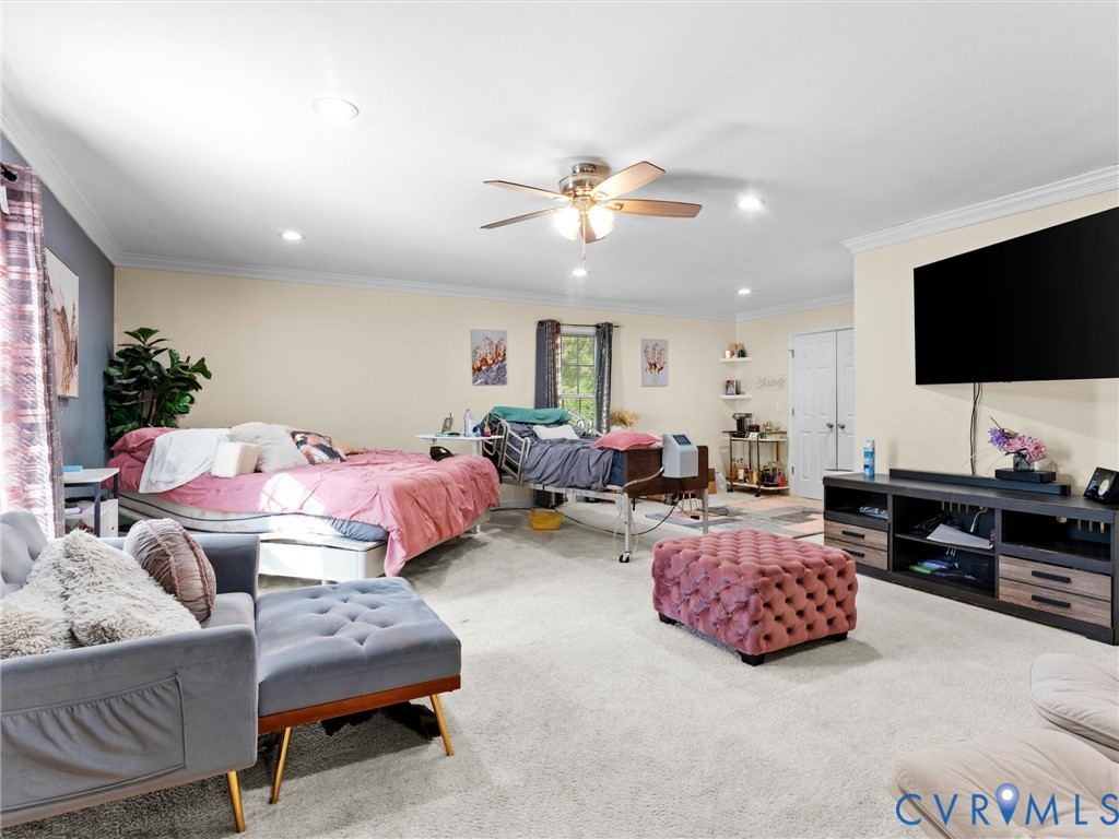 1920 Meadow Road Sandston, VA 23150 - Photo 23 of 46 a living room with furniture and a flat screen tv