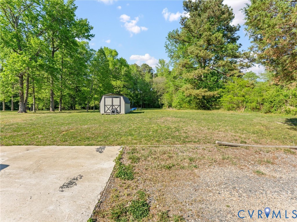 1920 Meadow Road Sandston, VA 23150 - Photo 41 of 46 a view of a field with an trees in the background