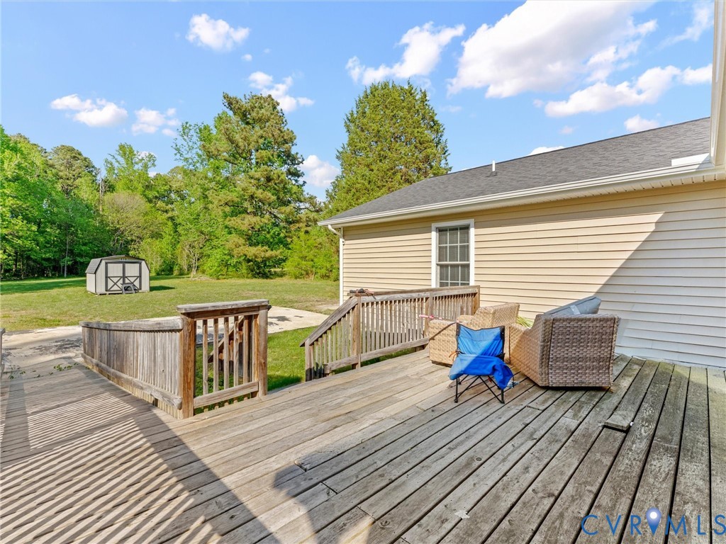 1920 Meadow Road Sandston, VA 23150 - Photo 43 of 46 a view of deck with patio