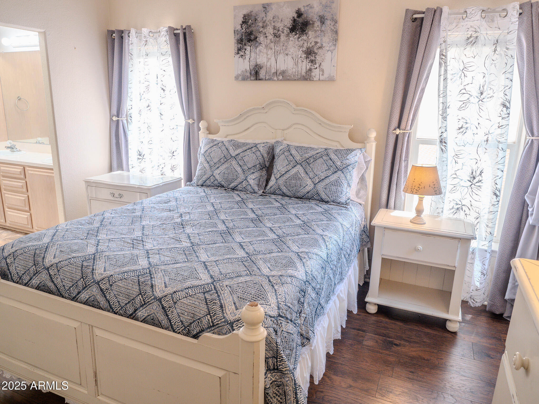 8865 East Baseline Road, Unit 1207 Mesa, AZ 85209 - Photo 30 of 40 a bedroom with a bed and a window