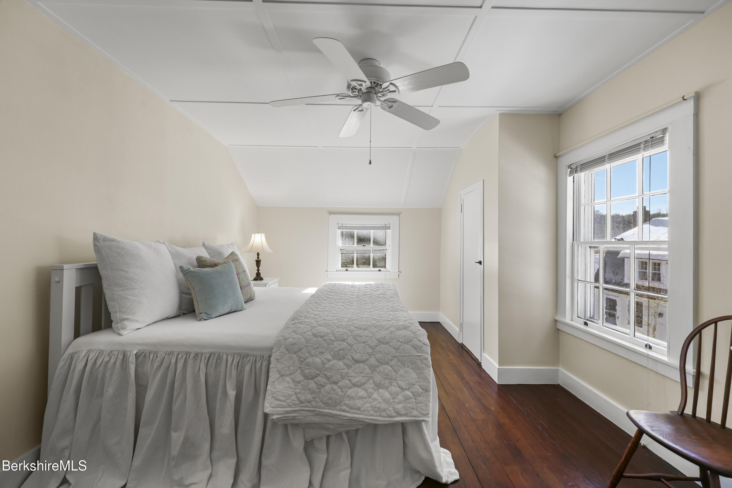 20 Sheffield-Egremont Road Great Barrington, MA 01230 - Photo 44 of 68 a bedroom with a bed and wooden floor