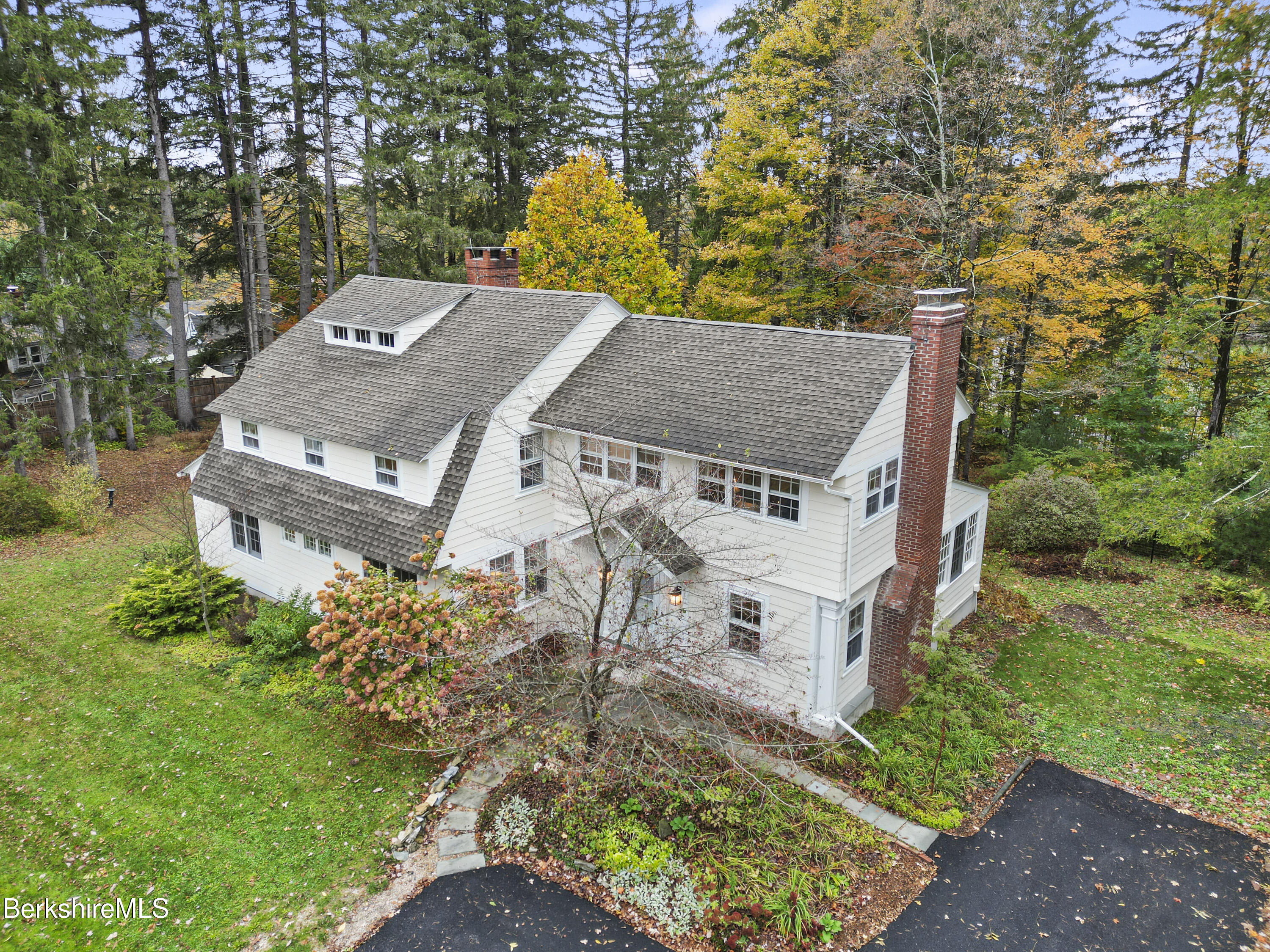 20 Sheffield-Egremont Road Great Barrington, MA 01230 - Photo 62 of 68 an aerial view of a house with a yard