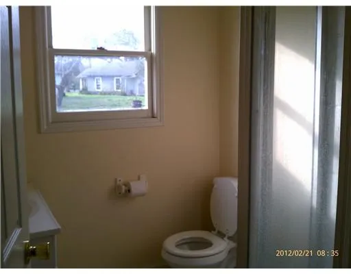 a bathroom with a toilet