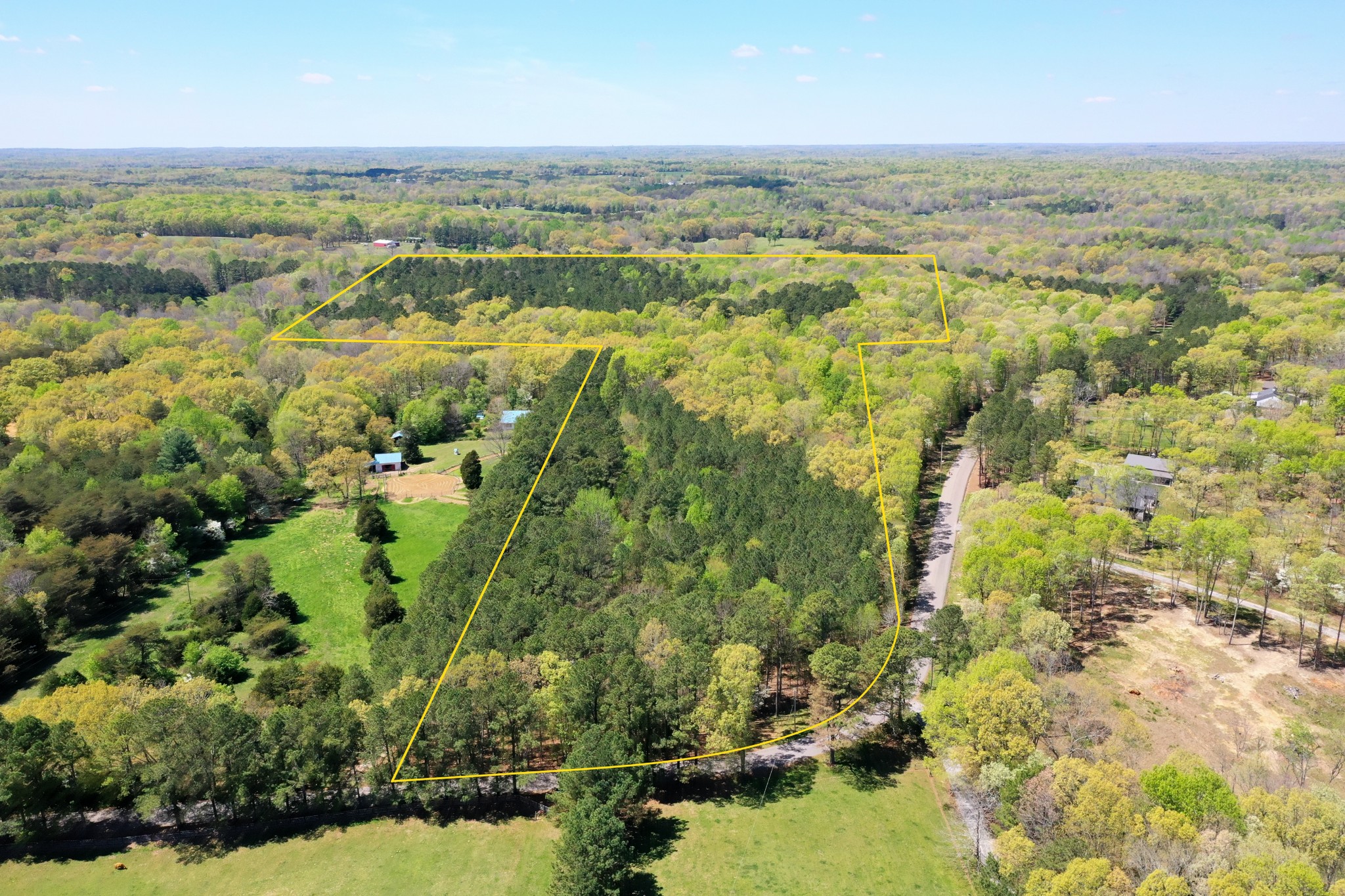 7211 Bahne Road Fairview, TN 37062 - Photo 1 of 21 an aerial view of residential houses with outdoor space and trees