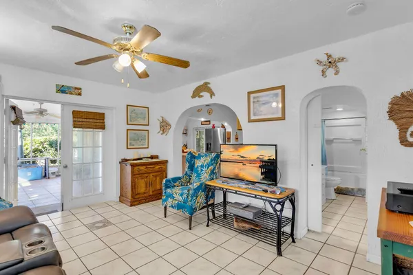 a car parked in front of a house