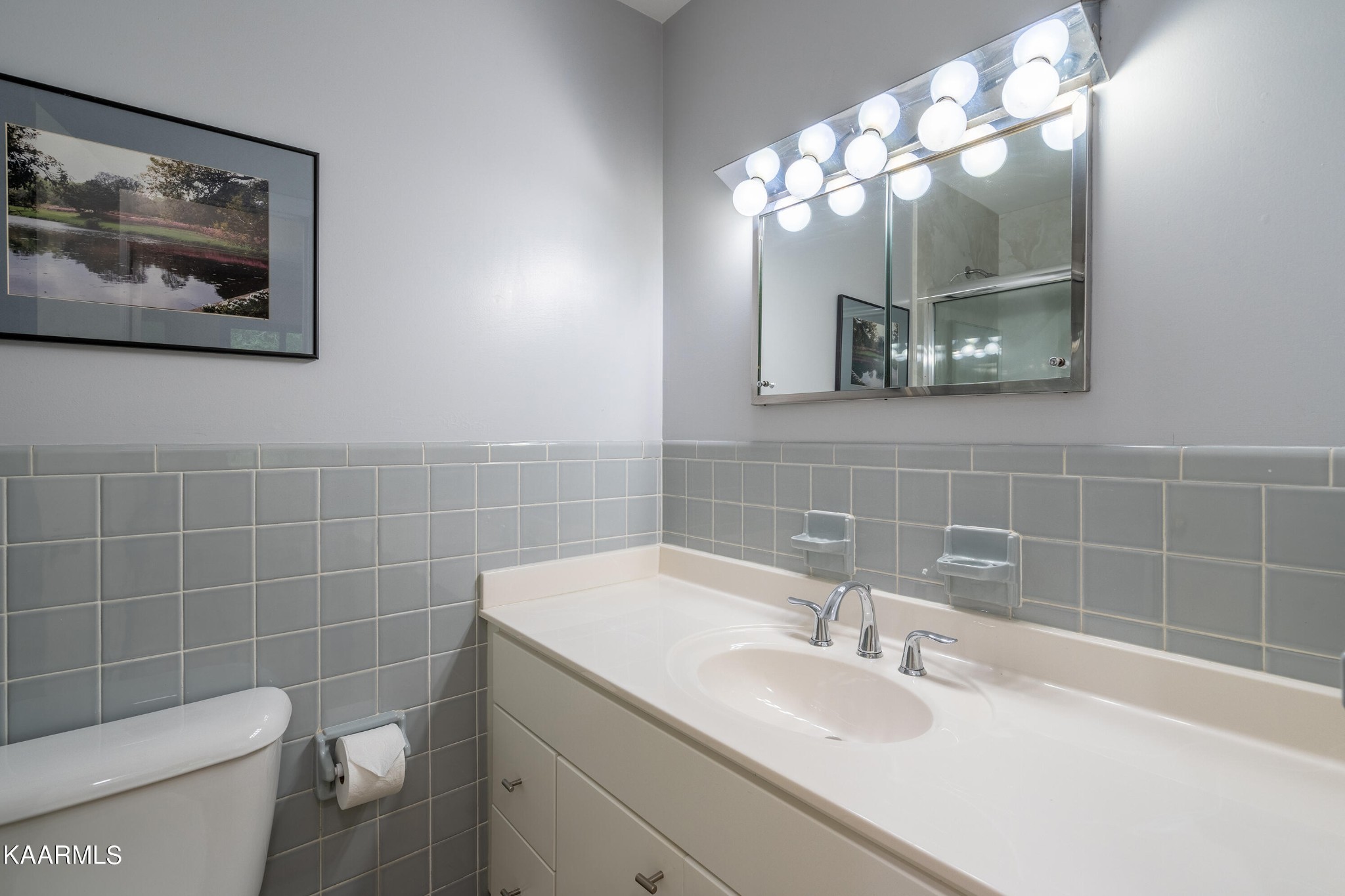 103 Canterbury Road Oak Ridge, TN 37830 - Photo 23 of 27 a bathroom with a sink a toilet and a mirror