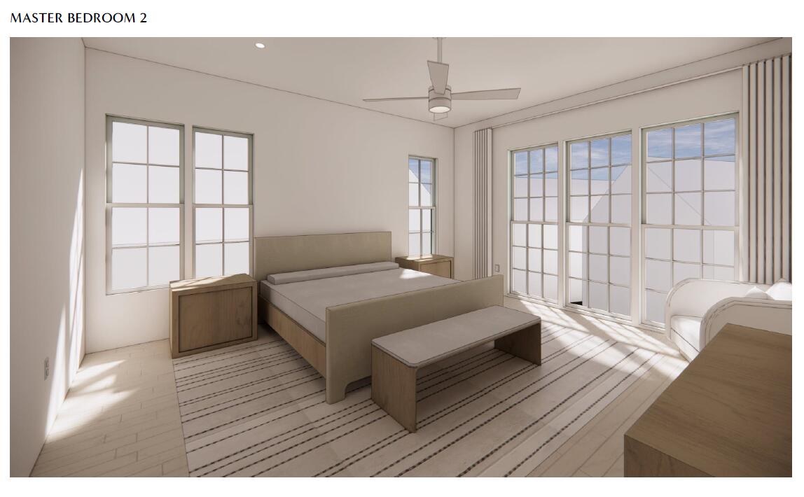 71 Elbow Beach Rd Inlet Beach Inlet Beach, FL 32461 - Photo 25 of 48 a spacious bedroom with a bed and wooden floor