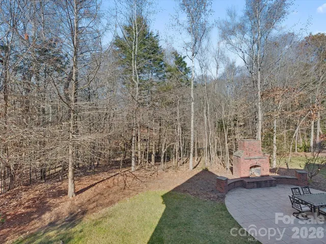 a living room with a large window