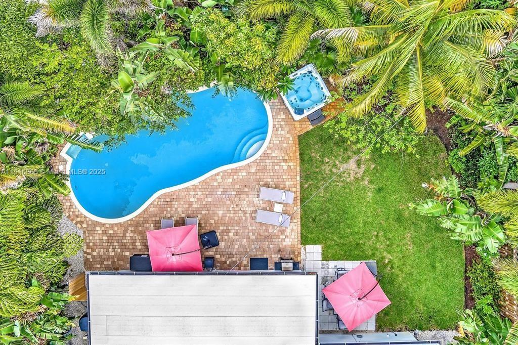 1577 Northeast 48th Court Oakland Park, FL 33334 - Photo 15 of 21 an aerial view of a house