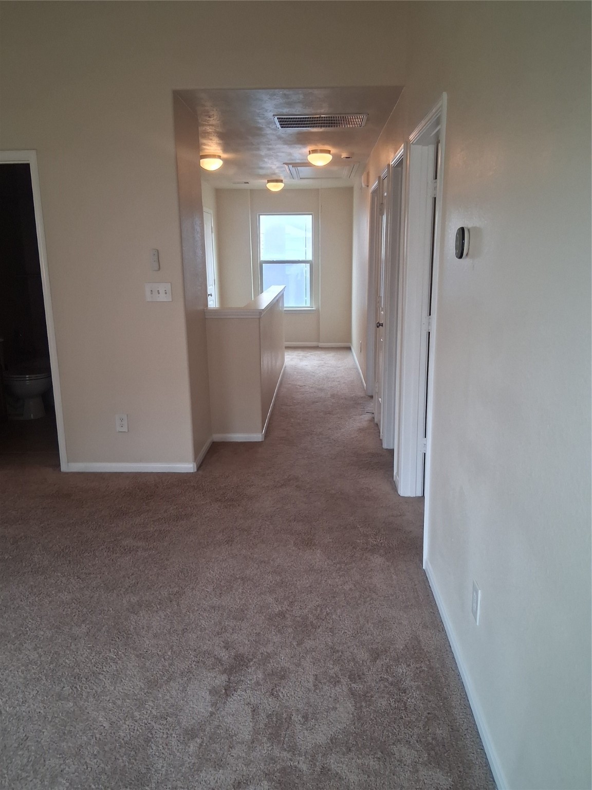 13610 Spectacled Bear Lane Crosby, TX 77532 - Photo 21 of 32 a view of a hallway with wooden floor and a cabinet
