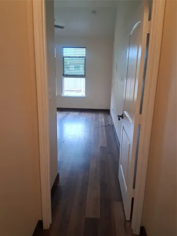 an entryway with a window