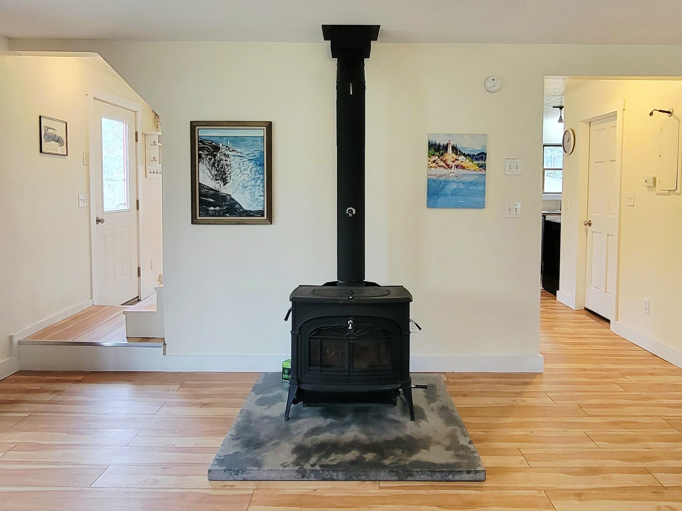6 Skyscraper Hill Road Brooks, ME 04921 - Photo 14 of 44 Cozy Woodstove