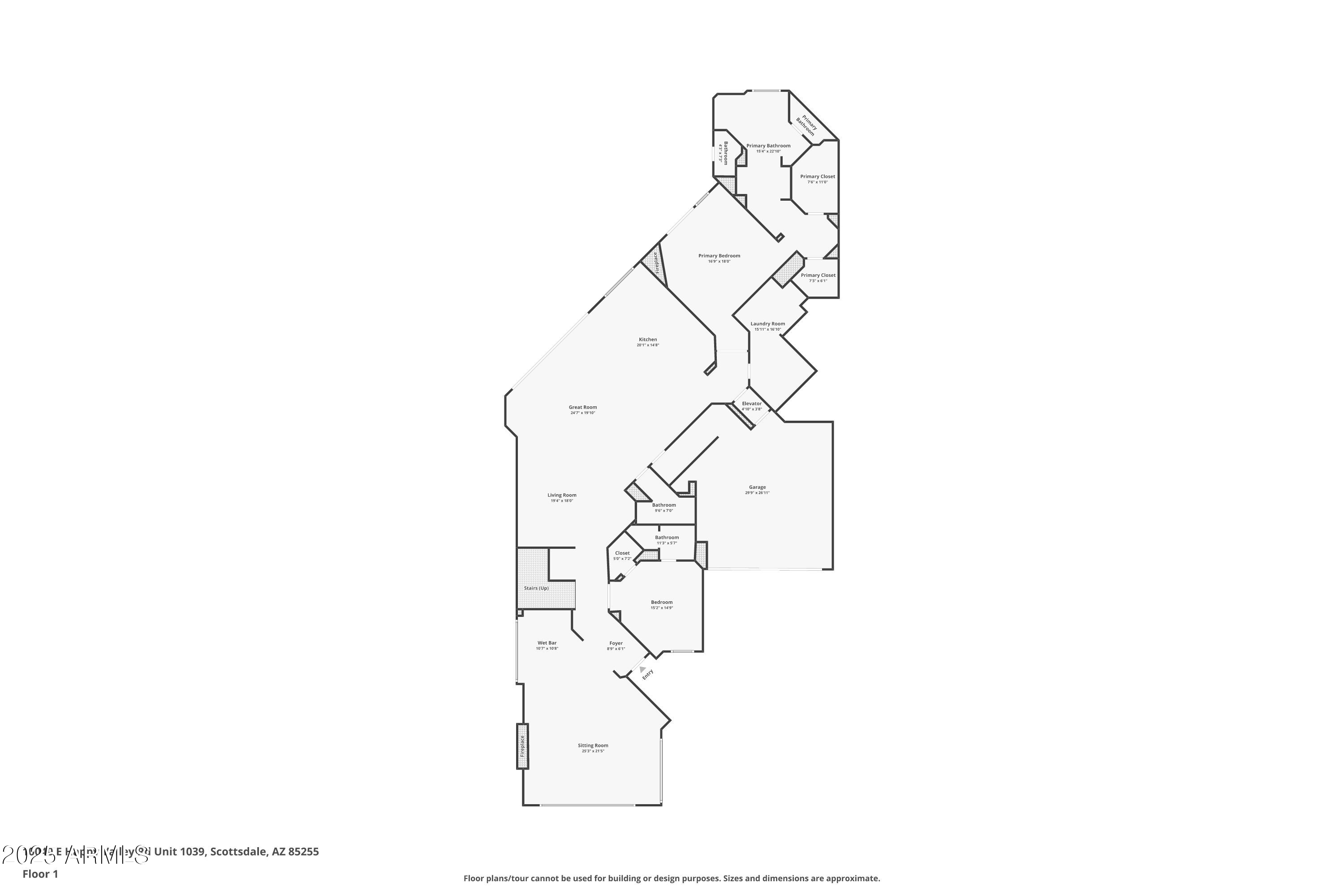 10040 East Happy Valley Road, Unit 1039 Scottsdale, AZ 85255 - Photo 59 of 60 a picture of floor plan